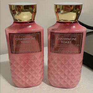 Bath & Body Works Champagne Toast Nourishing Body Lotion - Pink and Gold